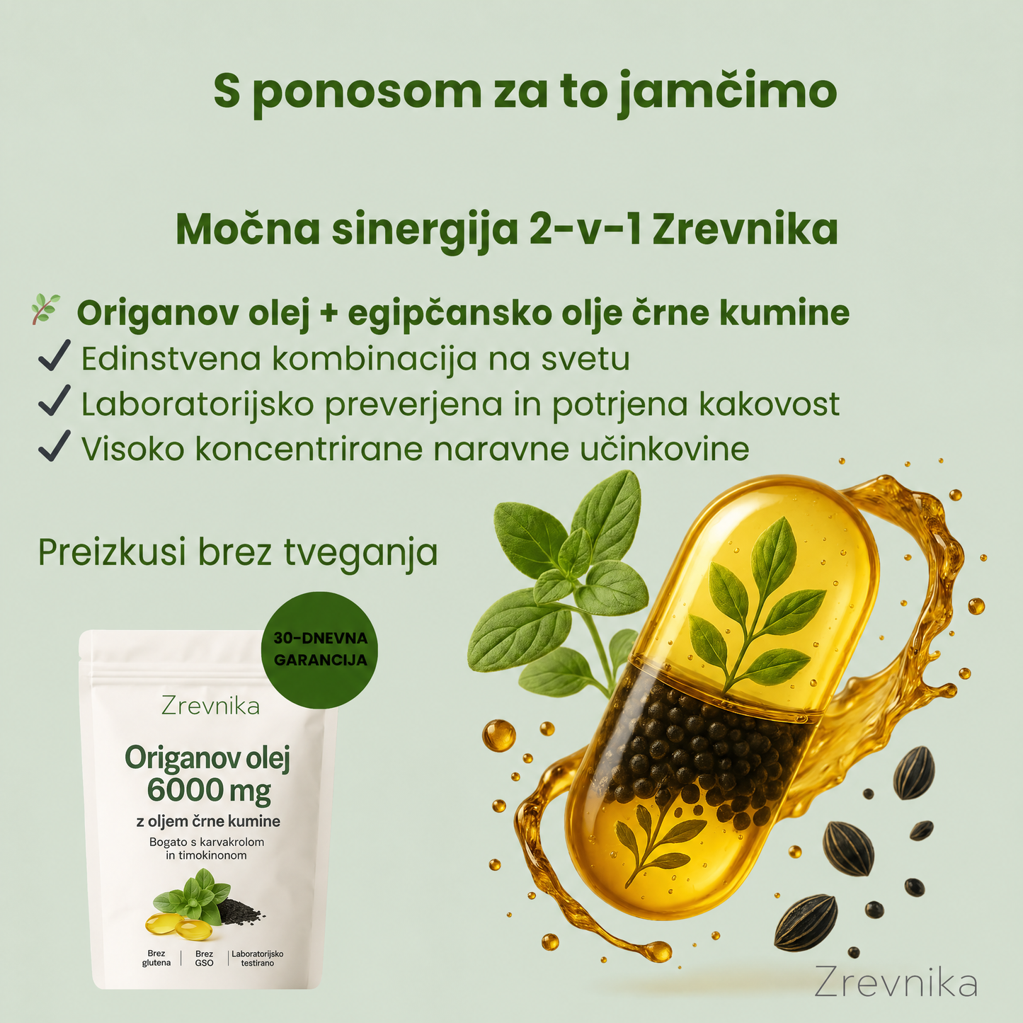 Zrevnika Origano — 3-mesečno zdravljenje